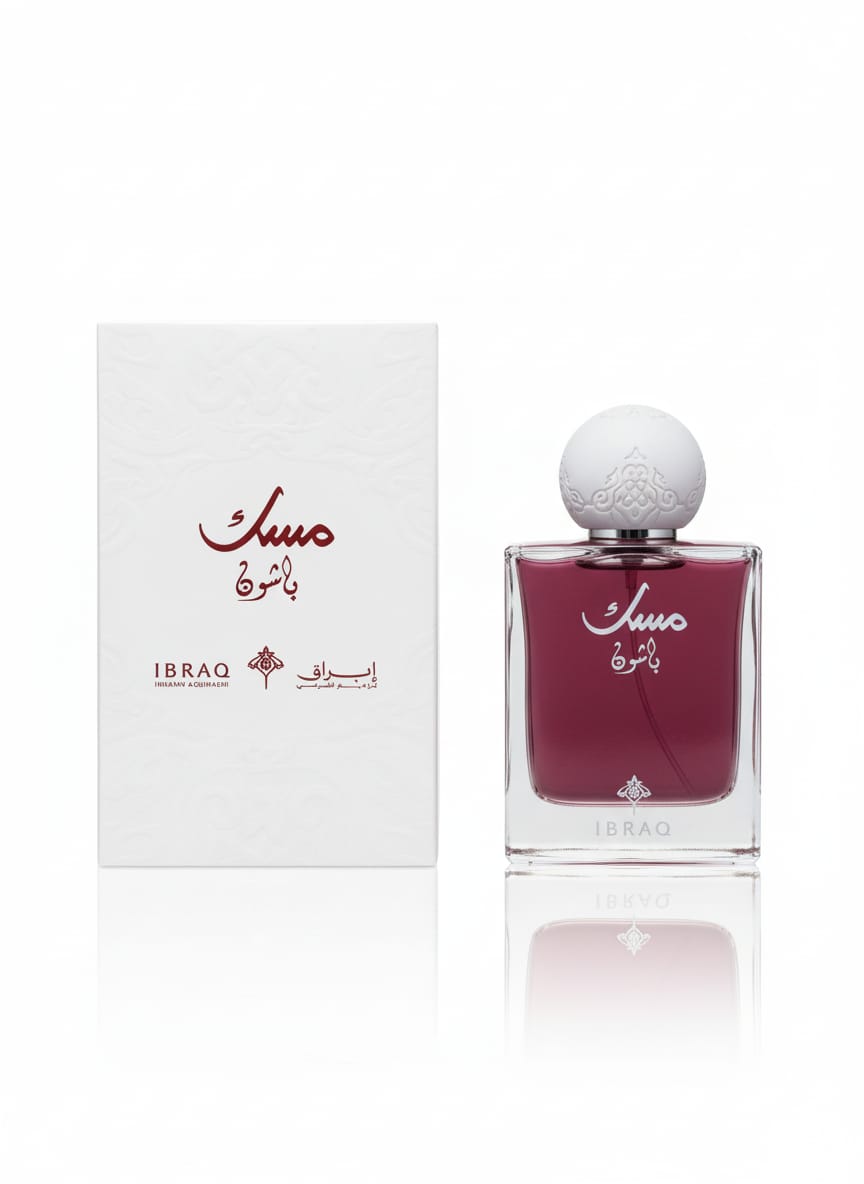 75ML ابراق مسك باشون ابراهيم القرشى bottle